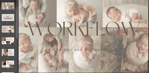 newborn photography workflow
